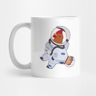 Space Chicken (No Background) Mug